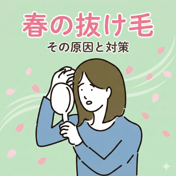 春の抜け毛、実は「冬のツケ」と「春の詰まり」が犯人？