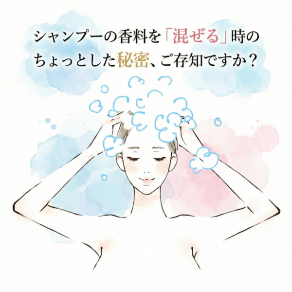 シャンプーの香料を「混ぜる」時のちょっとした秘密、ご存知ですか？