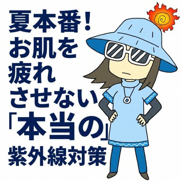 夏本番！お肌を疲れさせない「本当の」紫外線対策