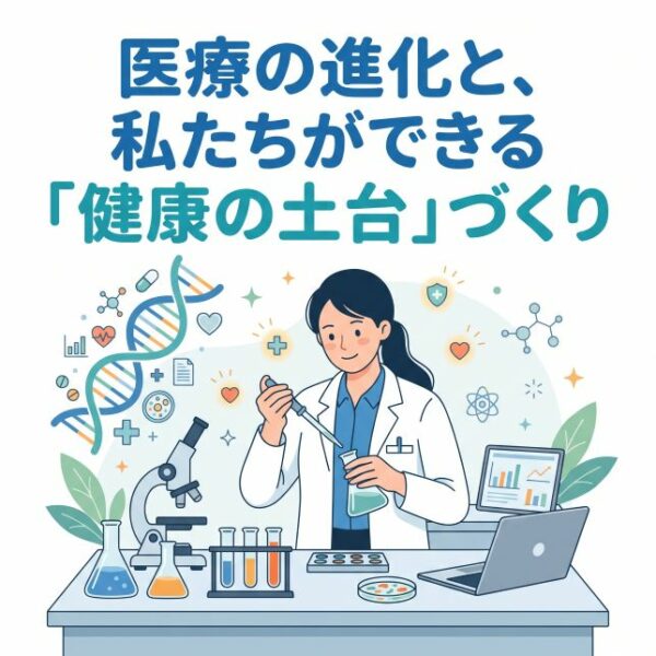 医療の進化と、私たちができる「健康の土台」づくり
