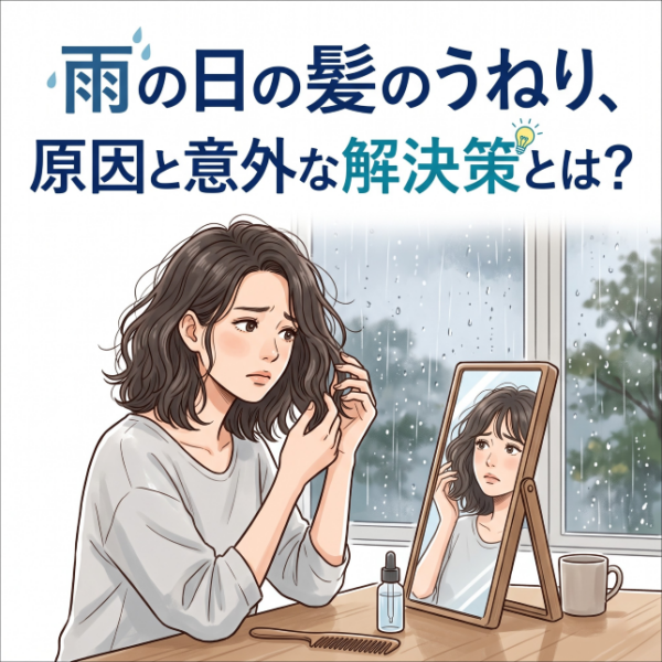 雨の日の髪のうねり、原因と意外な解決策とは？